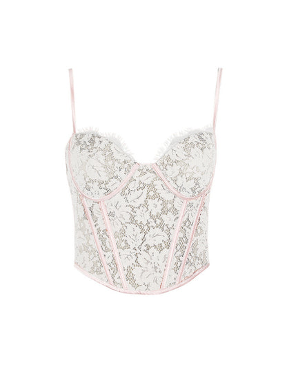 Lace Babes Camisole Fishbone Top