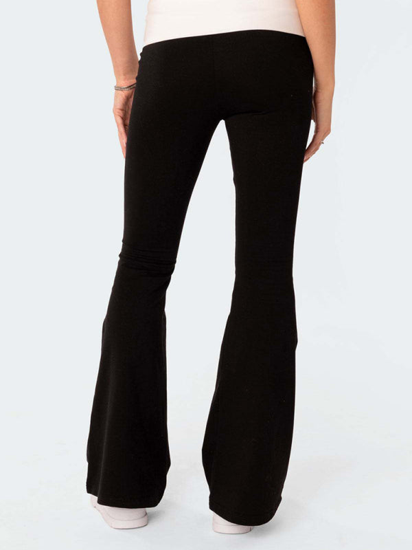 Comfortable Slimming Anti-waist Low-waist Flared Pants