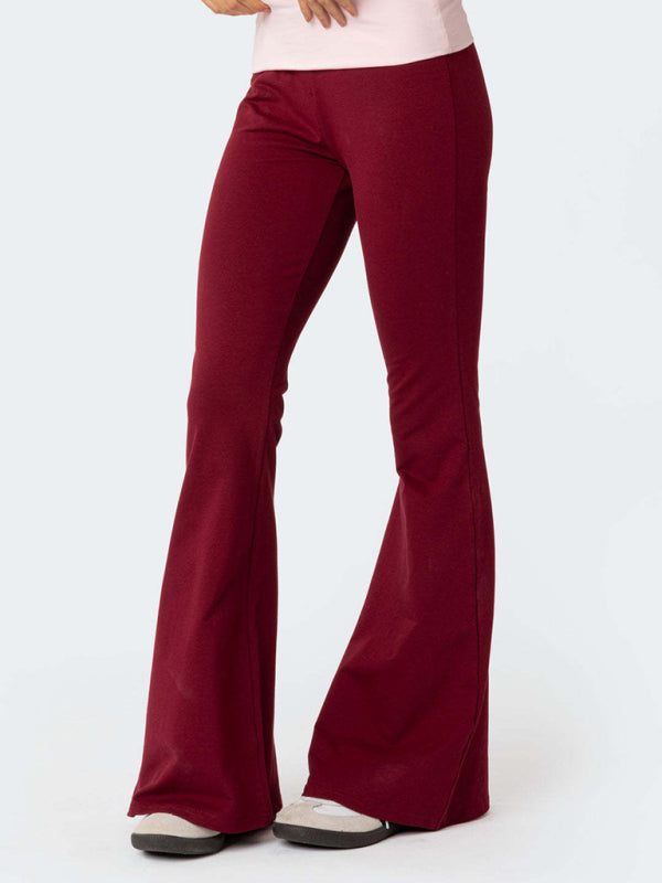 Comfortable Slimming Anti-waist Low-waist Flared Pants