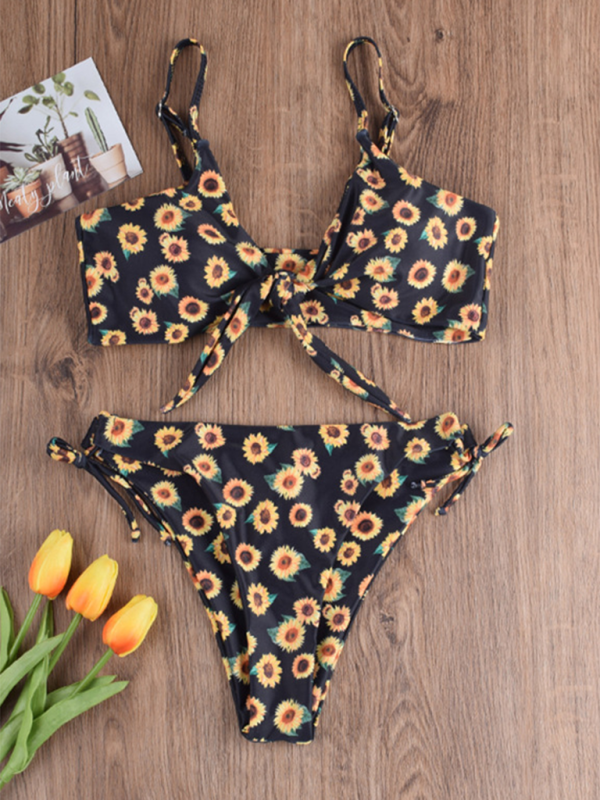 Sexy Two-piece Printed Bikini Swimsuit