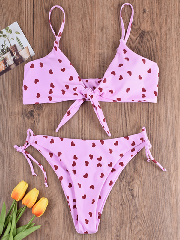 Sexy Two-piece Printed Bikini Swimsuit