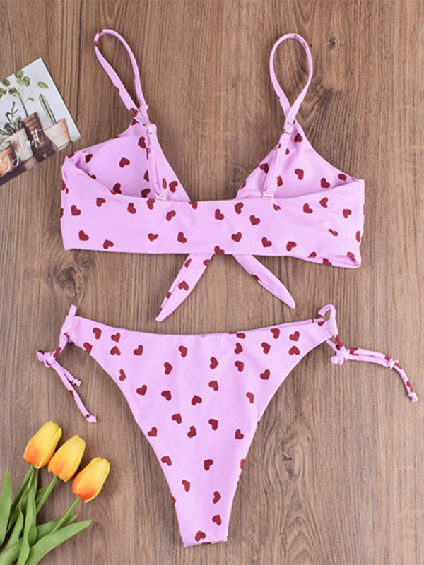 Sexy Two-piece Printed Bikini Swimsuit