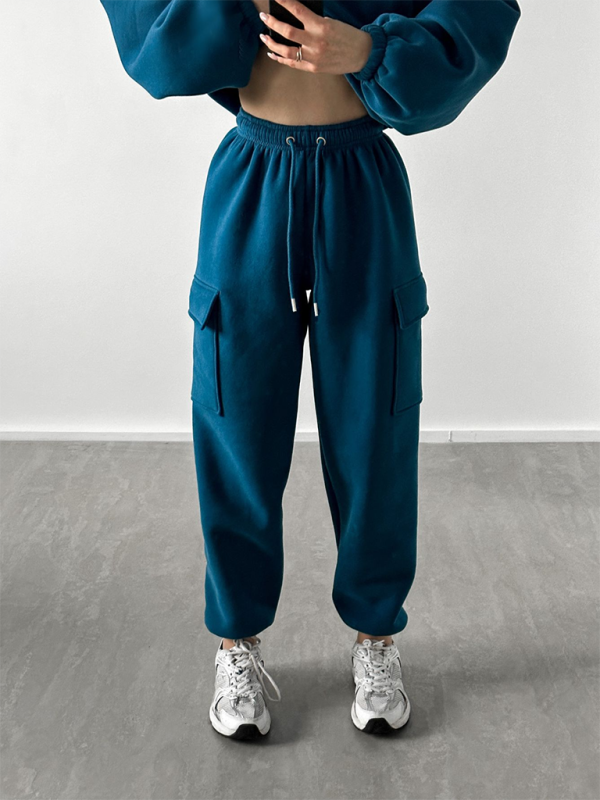 Fashion Sports Casual Hoodie & Sweatpant Set