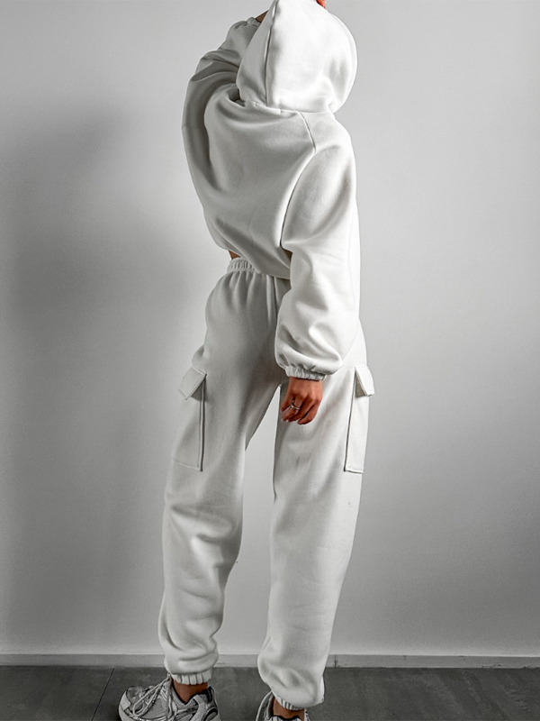 Fashion Sports Casual Hoodie & Sweatpant Set