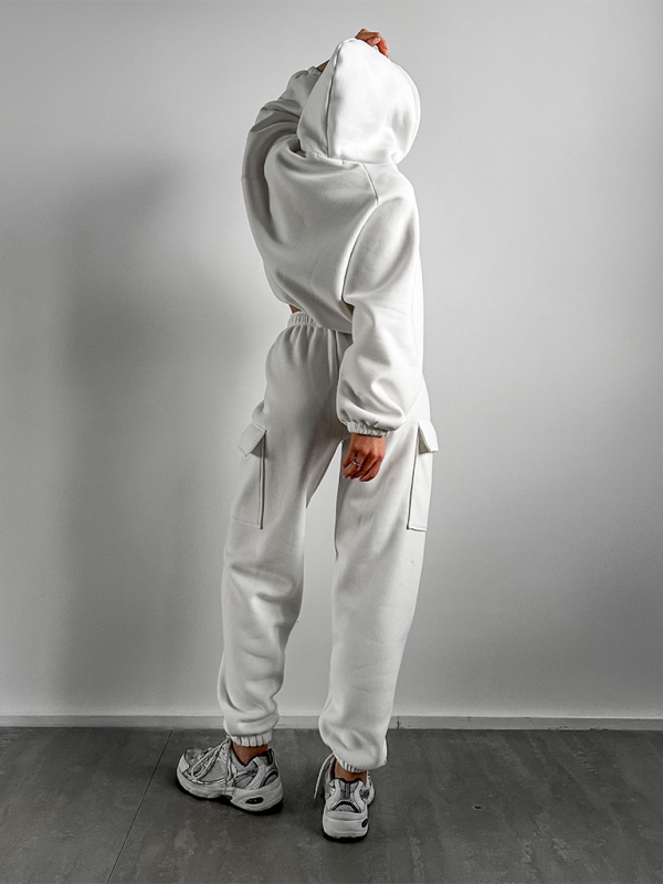 Fashion Sports Casual Hoodie & Sweatpant Set