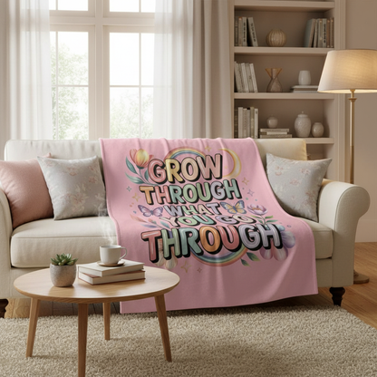 Inspirational Blanket Cozy Living Room