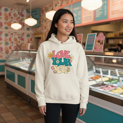 Ivory Hoodie - Ice Cream Parlor