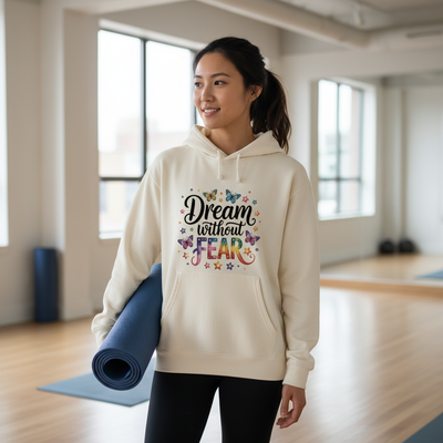 Ivory Hoodie - Yoga Studio
