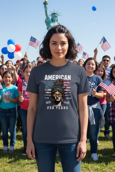 250th Anniversary T-Shirt - Comfort Colors Statue of Liberty - Fashions Envy