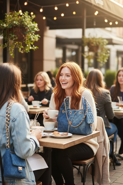 Lifestyle Image 2 - Redhead at Cafe