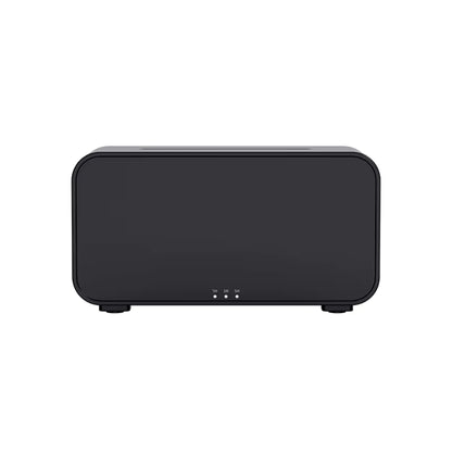 Fashions Envy Flame Aromatherapy Humidifier black rectangular minimalist design with front control buttons