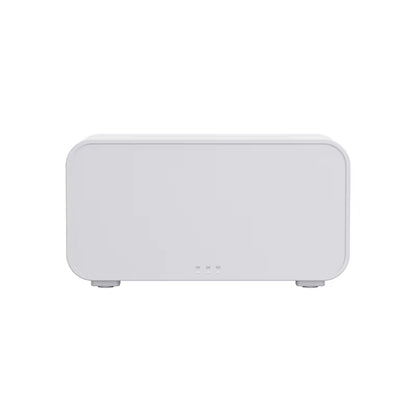 Fashions Envy white compact Flame Aromatherapy Humidifier minimalist rectangular design with touch buttons