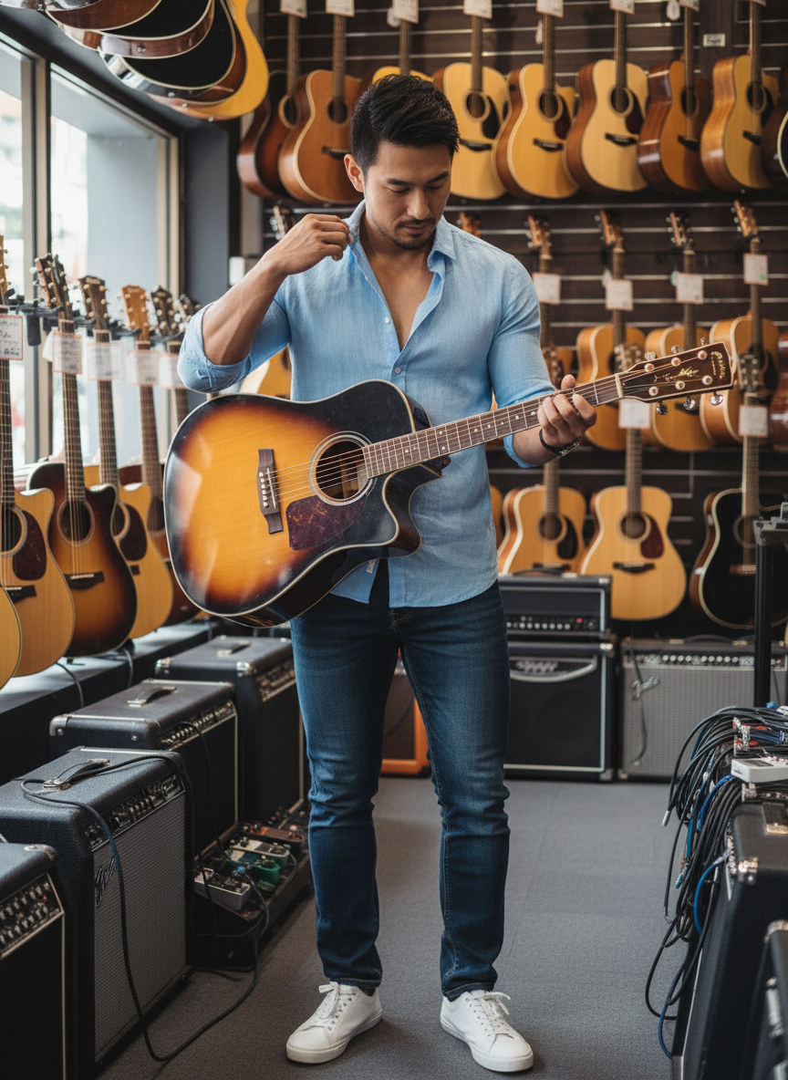 Casual Button-Down Shirt Men - Classic Fit Cotton - Fashions Envy