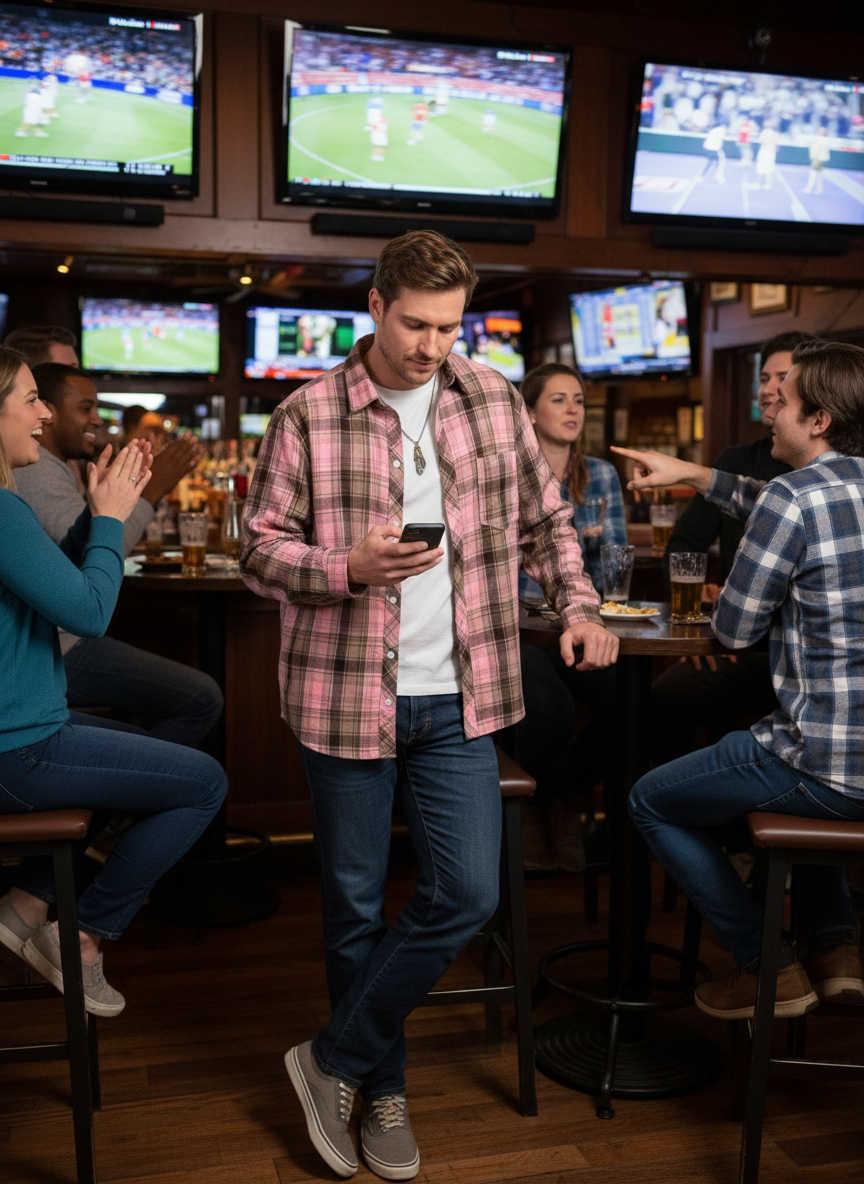 Plaid Button Up Shirt Men - Oversized Casual Fit - Fashions Envy