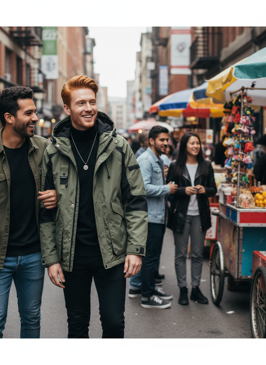 Military Green Jacket Lifestyle