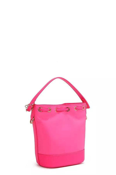 Nicole Lee USA Color Patch Bucket Bag - Designer Crossbody Bag - Fashions Envy