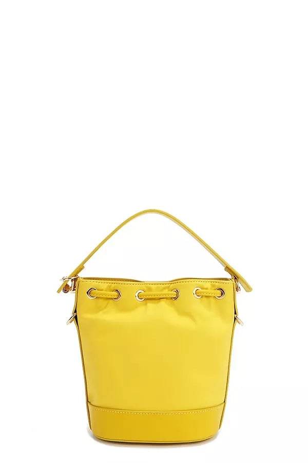 Nicole Lee USA Color Patch Bucket Bag - Designer Crossbody Bag - Fashions Envy