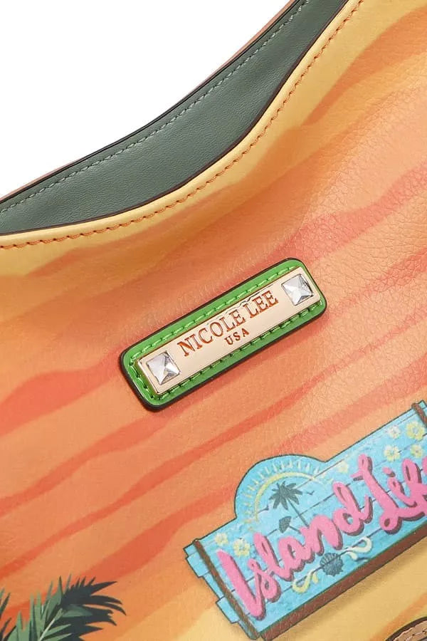 Colorful interior design of Sand Hobo Handbag by Trendsi featuring Island Life theme