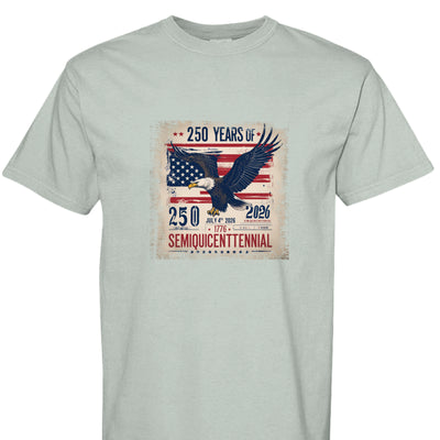 250th Anniversary T-Shirt - Comfort Colors Semiquincentennial - Fashions Envy
