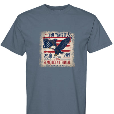 250th Anniversary T-Shirt - Comfort Colors Semiquincentennial - Fashions Envy
