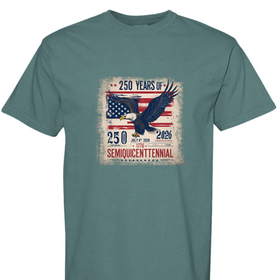 250th Anniversary T-Shirt - Comfort Colors Semiquincentennial - Fashions Envy
