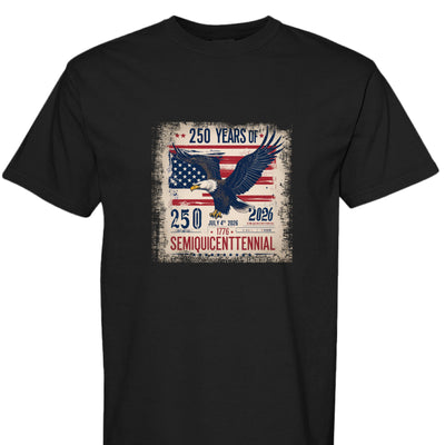 250th Anniversary T-Shirt - Comfort Colors Semiquincentennial - Fashions Envy