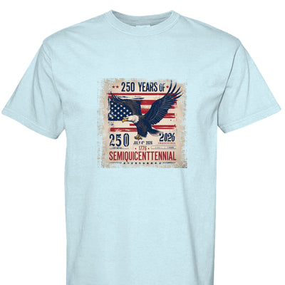 250th Anniversary T-Shirt - Comfort Colors Semiquincentennial - Fashions Envy