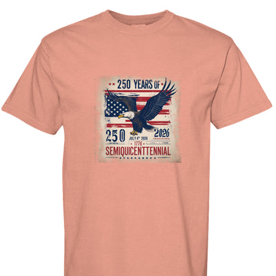 250th Anniversary T-Shirt - Comfort Colors Semiquincentennial - Fashions Envy