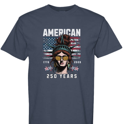 250th Anniversary T-Shirt - Comfort Colors Statue of Liberty - Fashions Envy