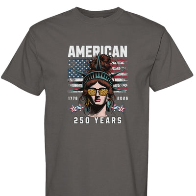 250th Anniversary T-Shirt - Comfort Colors Statue of Liberty - Fashions Envy