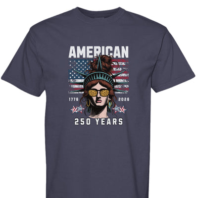 250th Anniversary T-Shirt - Comfort Colors Statue of Liberty - Fashions Envy