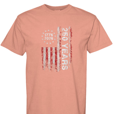 America 250 T-Shirt - Vertical Flag 250th Anniversary - Fashions Envy