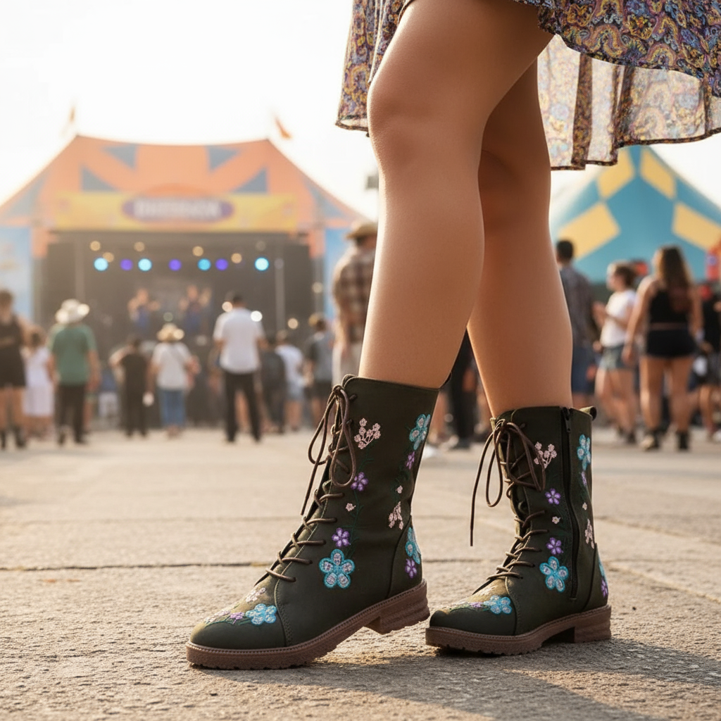 Orange Boots Street Festival Correct Method