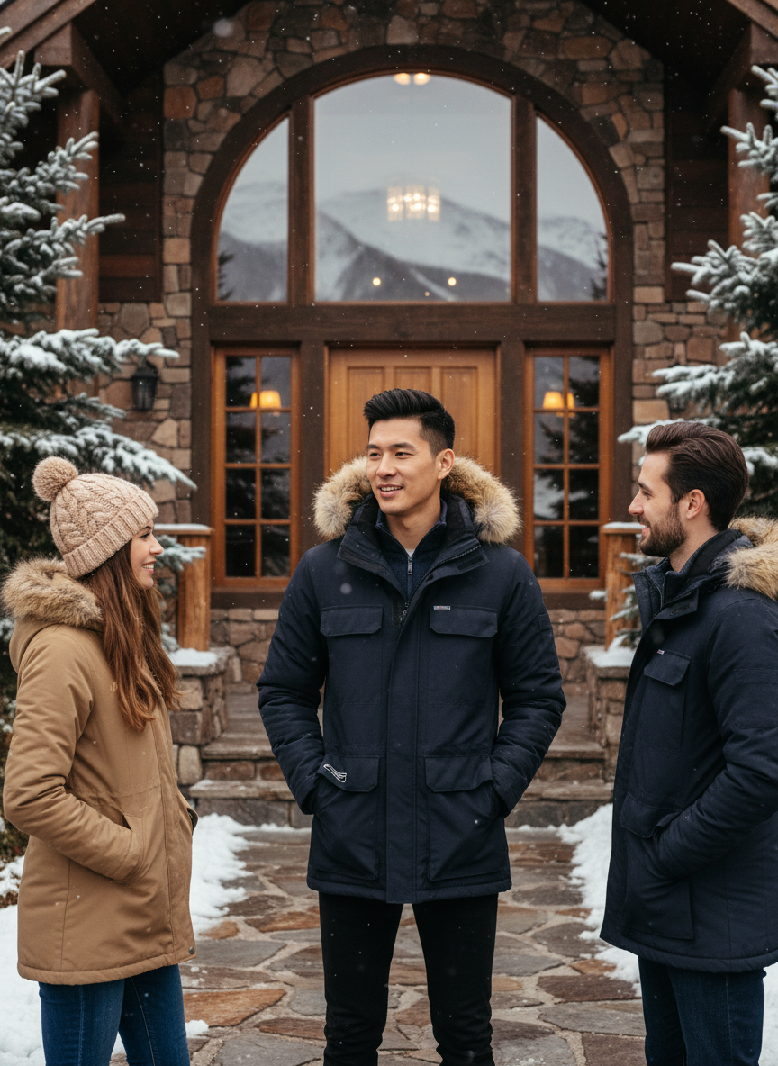 Orange Parka Lifestyle Image