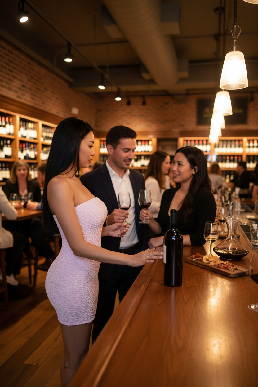 Pink Textured Tube Bodycon Mini Dress - Wine Bar