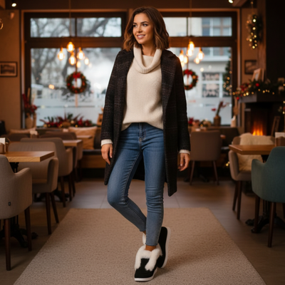 Portrait Fuzzy Boots