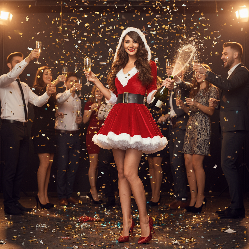 Red Christmas Dress NYE