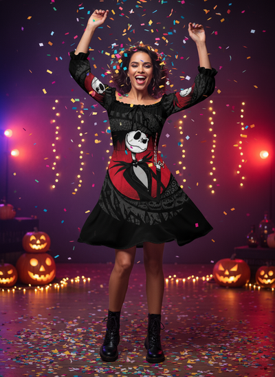 Red Jack Skellington Dance Floor