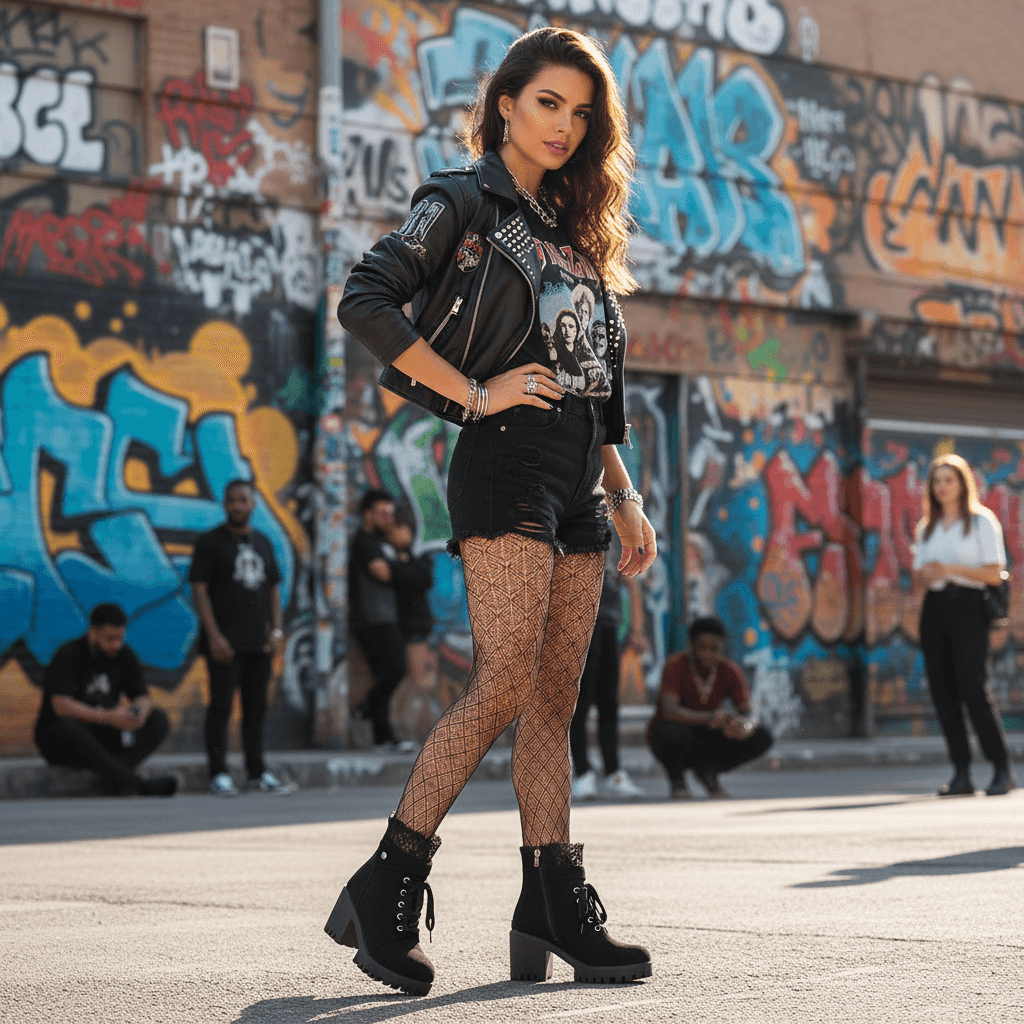 Chunky Heel Martin Boots - Lace-Up Platform Ankle Boots - Fashions Envy