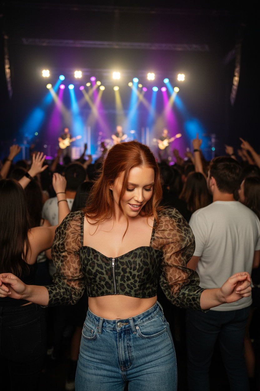 Redhead at Concert