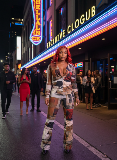 Redhead at Urban Nightclub