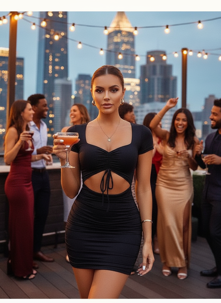 Rooftop Party - Black Dress