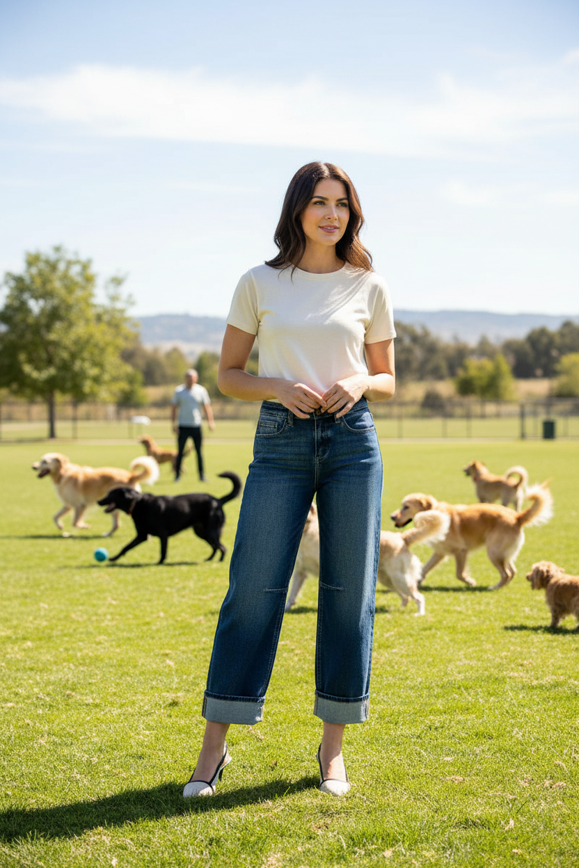 Slot 2 - Brunette at Dog Park