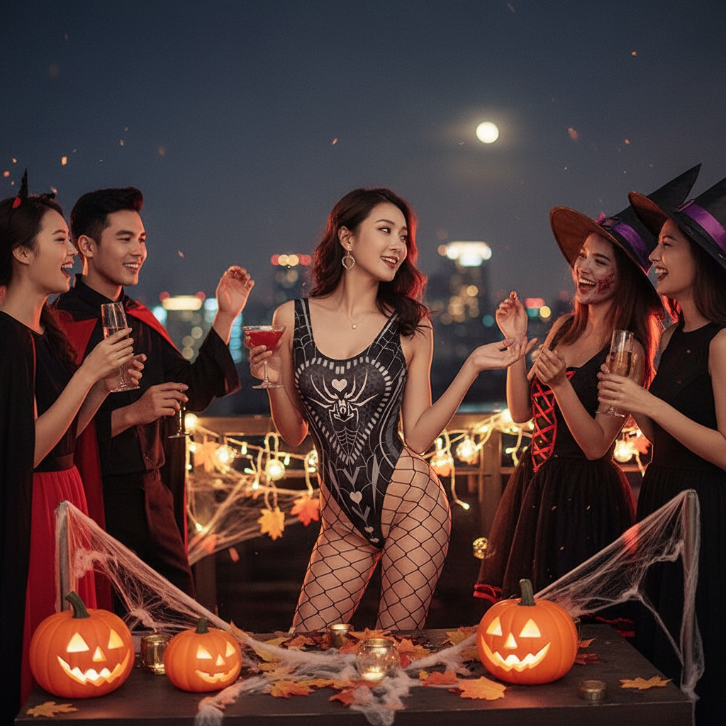 Spider-man Lingerie Costume Lifestyle Image 2