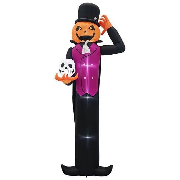 12FT Giant Halloween Inflatable Blow Up Decorations - Spooky Pumpkin Man - Fashions Envy