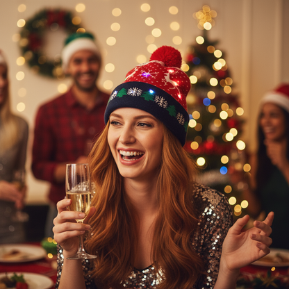 Style B - Santa LED beanie