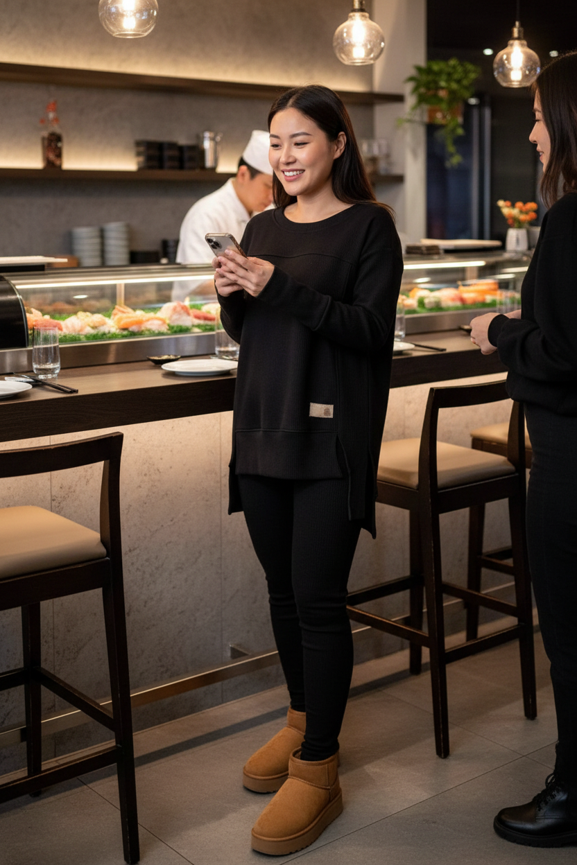 Sushi restaurant lifestyle portrait