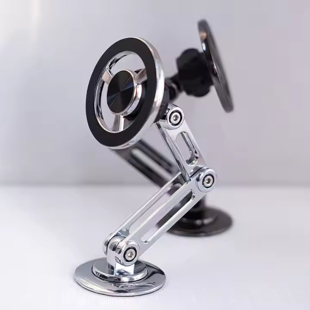 Fashions Envy chrome adjustable Magnetic Car Phone Holder with suction base and swivel arm
