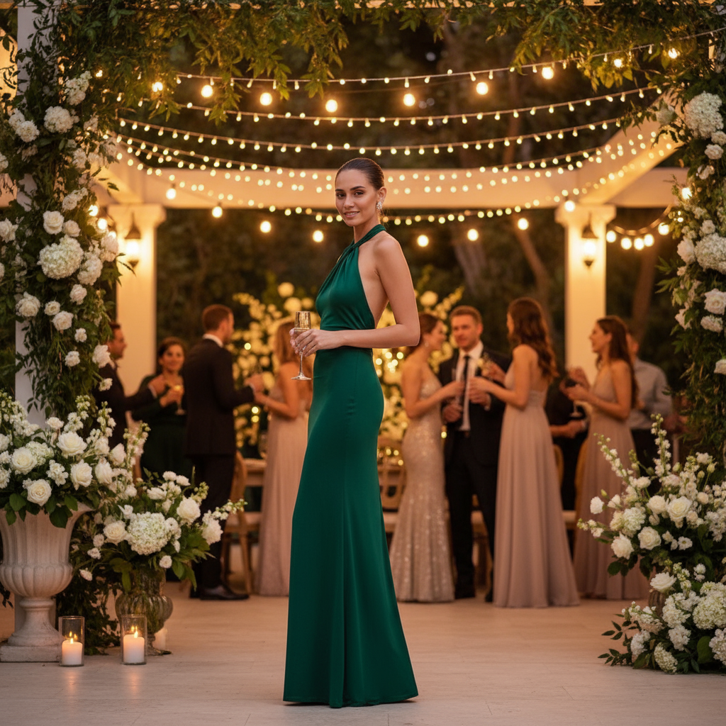 Wedding Guest - Emerald Green