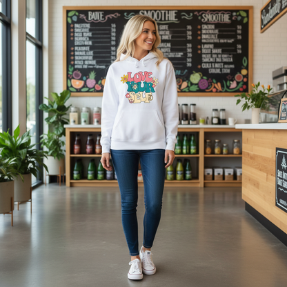 White Hoodie - Juice Bar